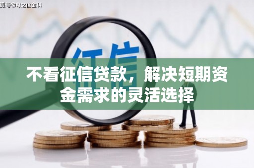 洪梅不看征信贷款，解决短期资金需求的灵活选择