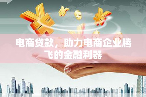 洪梅电商贷款，助力电商企业腾飞的金融利器