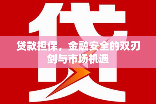 洪梅贷款担保，金融安全的双刃剑与市场机遇