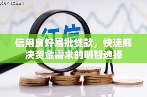 洪梅信用良好易批贷款，快速解决资金需求的明智选择