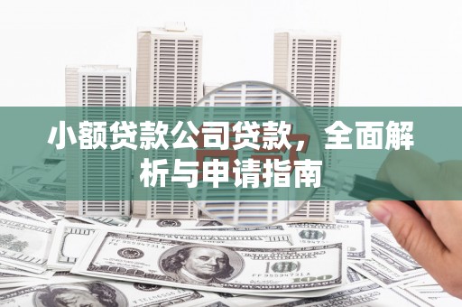 洪梅小额贷款公司贷款，全面解析与申请指南