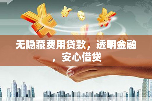洪梅无隐藏费用贷款，透明金融，安心借贷