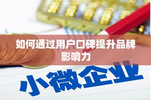 洪梅如何通过用户口碑提升品牌影响力