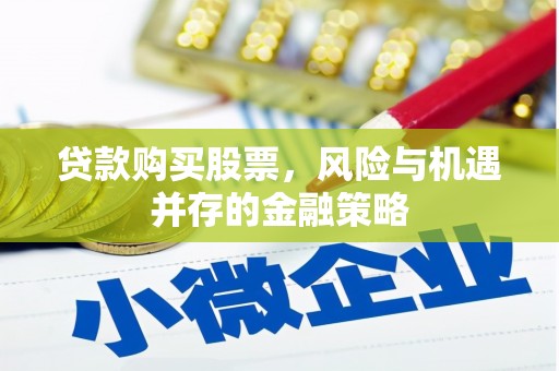 洪梅贷款购买股票，风险与机遇并存的金融策略
