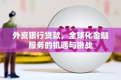 洪梅外资银行贷款，全球化金融服务的机遇与挑战