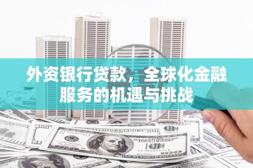 洪梅外资银行贷款，全球化金融服务的机遇与挑战