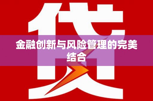 洪梅金融创新与风险管理的完美结合