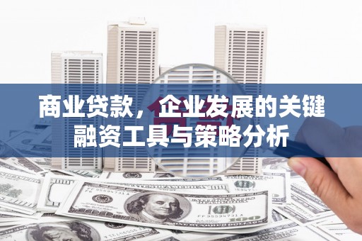 洪梅商业贷款，企业发展的关键融资工具与策略分析
