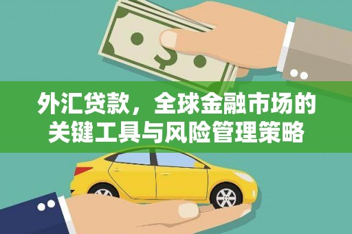 洪梅外汇贷款，全球金融市场的关键工具与风险管理策略