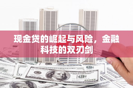 洪梅现金贷的崛起与风险，金融科技的双刃剑