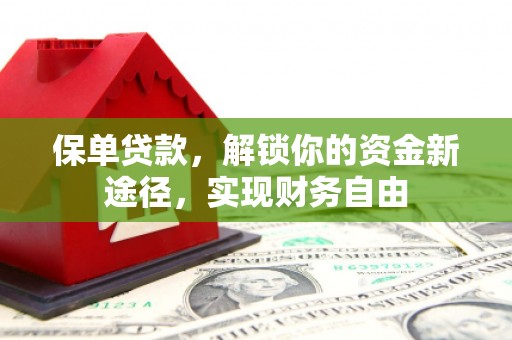 洪梅保单贷款，解锁你的资金新途径，实现财务自由