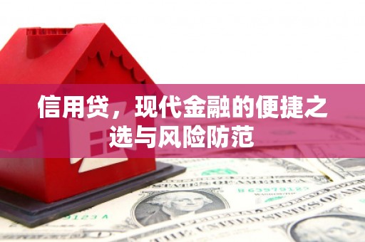 洪梅信用贷，现代金融的便捷之选与风险防范