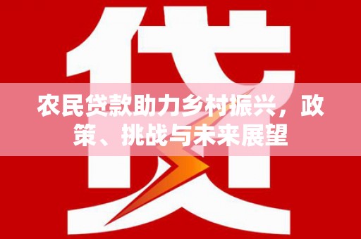洪梅农民贷款助力乡村振兴，政策、挑战与未来展望