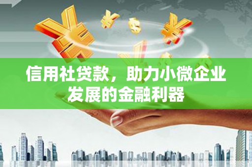 洪梅信用社贷款，助力小微企业发展的金融利器