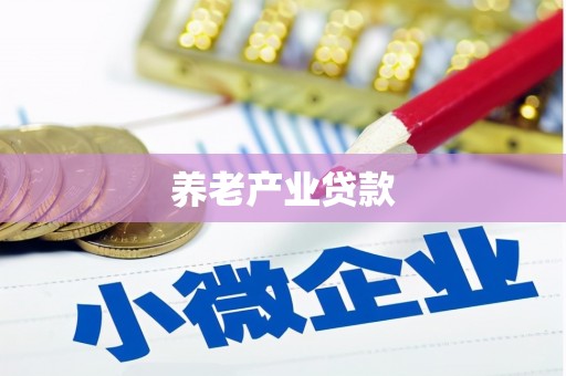 洪梅养老产业贷款