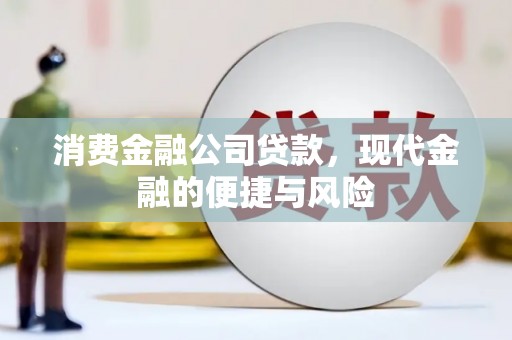 洪梅消费金融公司贷款，现代金融的便捷与风险