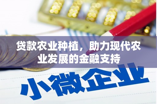 洪梅贷款农业种植，助力现代农业发展的金融支持