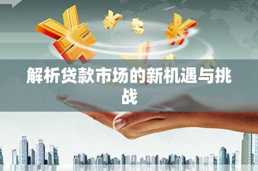 洪梅解析贷款市场的新机遇与挑战